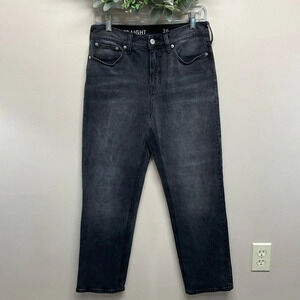NWOT J. Crew Classic Straight Jean Black Wash Denim High Rise 26